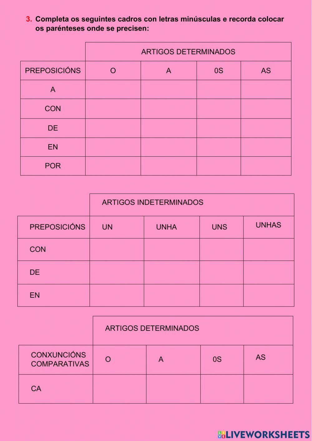 Control lingua galega tema 6