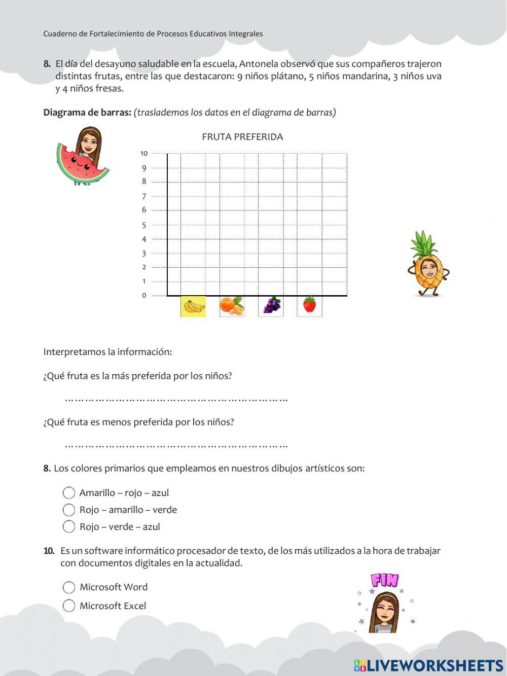 Evaluacion Matematicas 5to grado