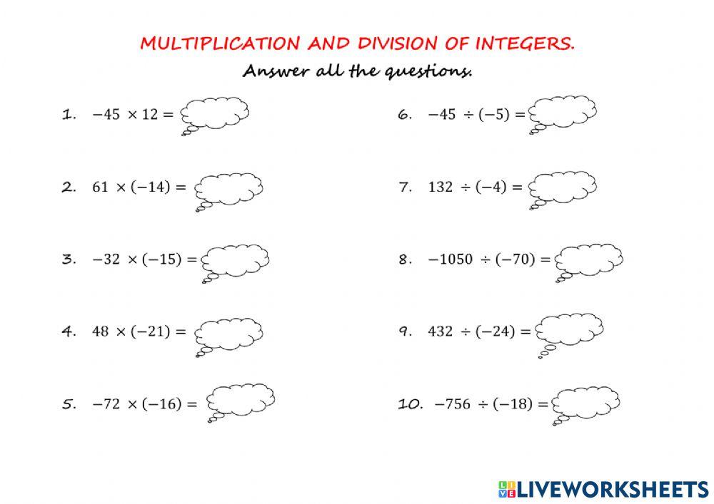 Maths F1 701330 | NURUL HAFIZAH | Live Worksheets