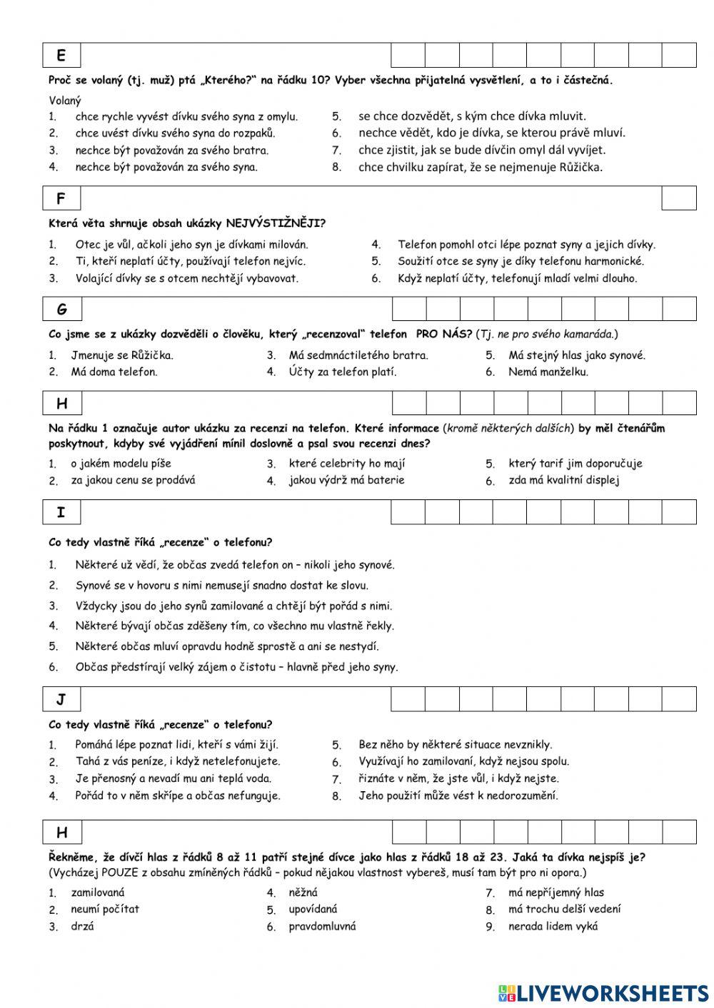 Čtenářská gramotnost