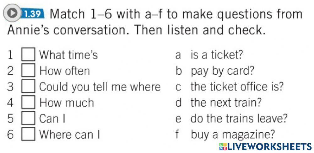 Asking for information in public places