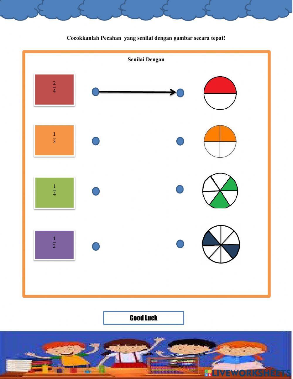 Lkpd pecahan senilai kelas iv sd
