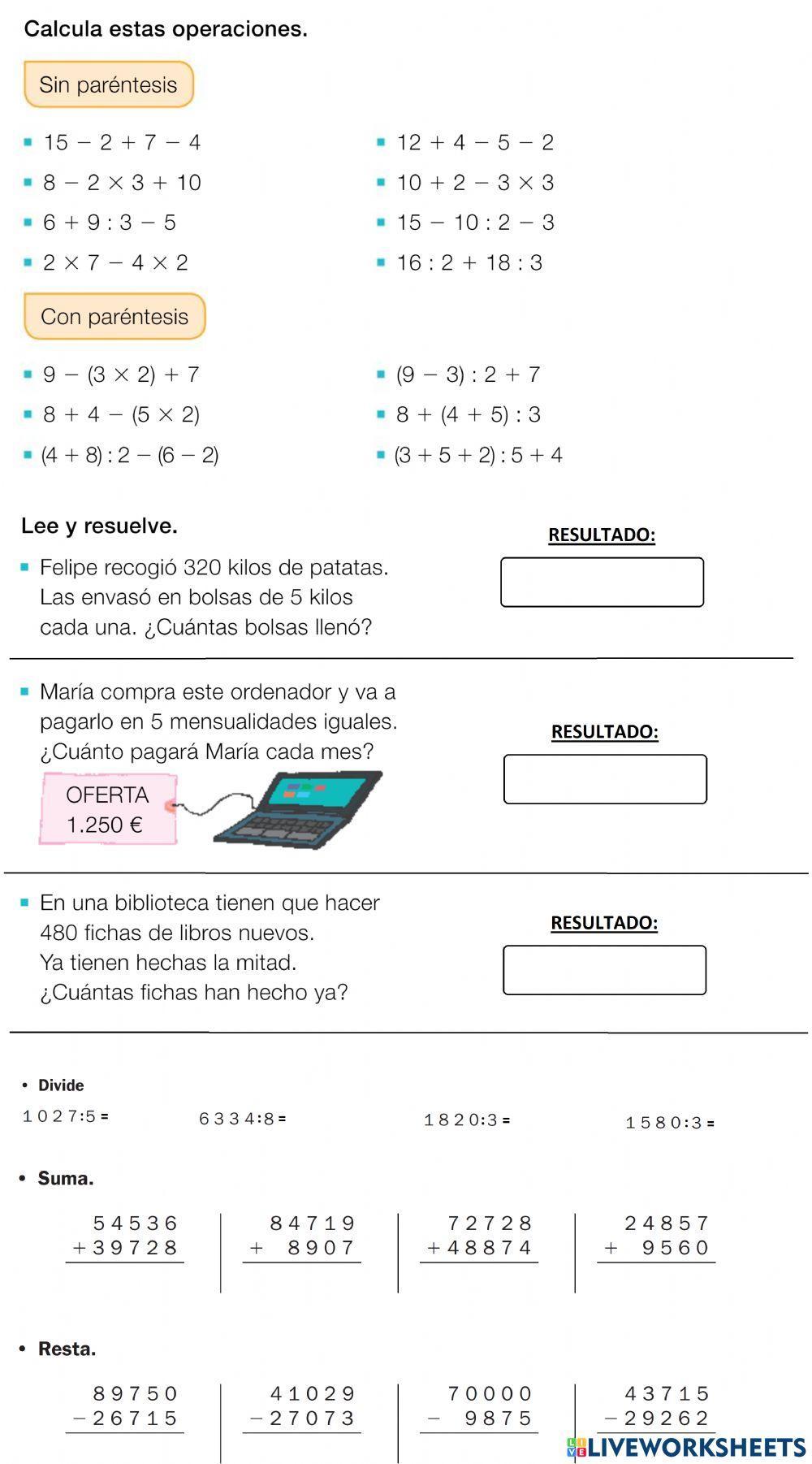 Repaso matemñaticas