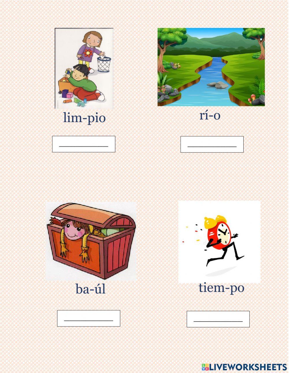 Taller de Español-La Sílaba