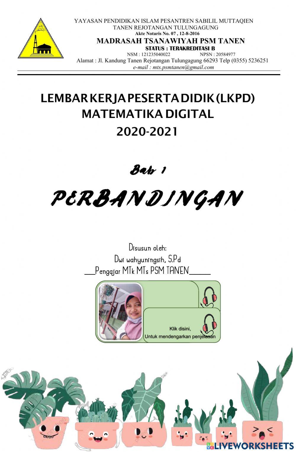 Lkpd 7 perbandingan