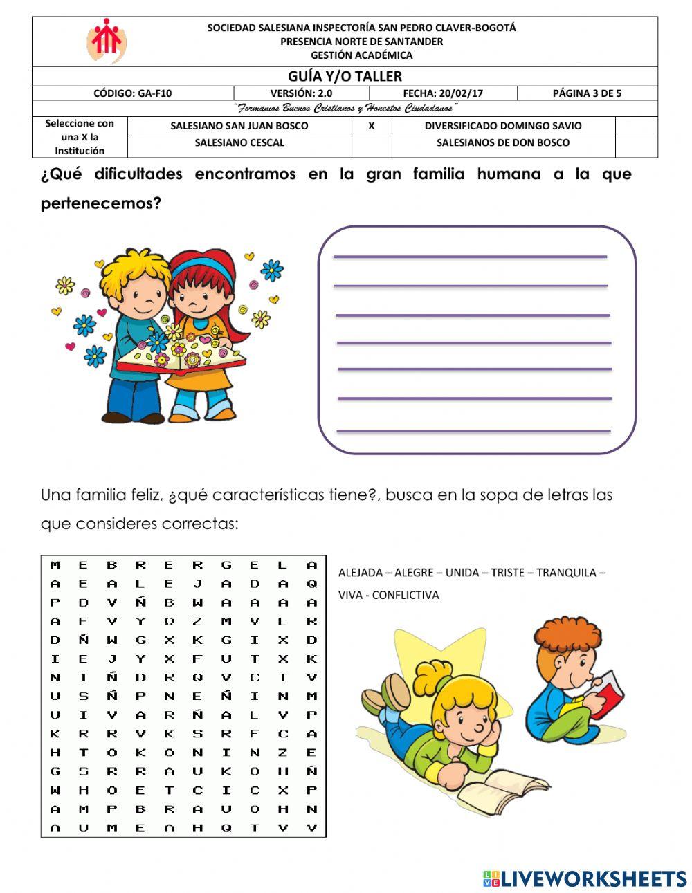Prueba diagnóstica pastora y desarrollo humano 401