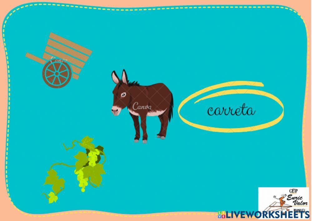 SeLCCIONA EL DIBUJO CORRESPONDIENTE A LA PALABRA R RR