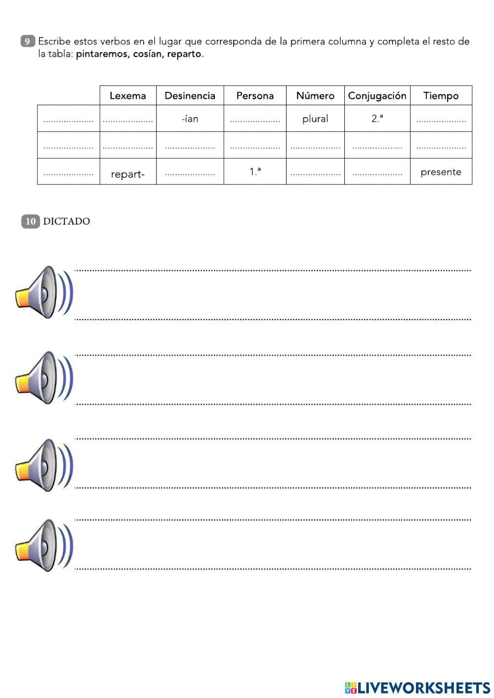 Control lenguaje tema 6