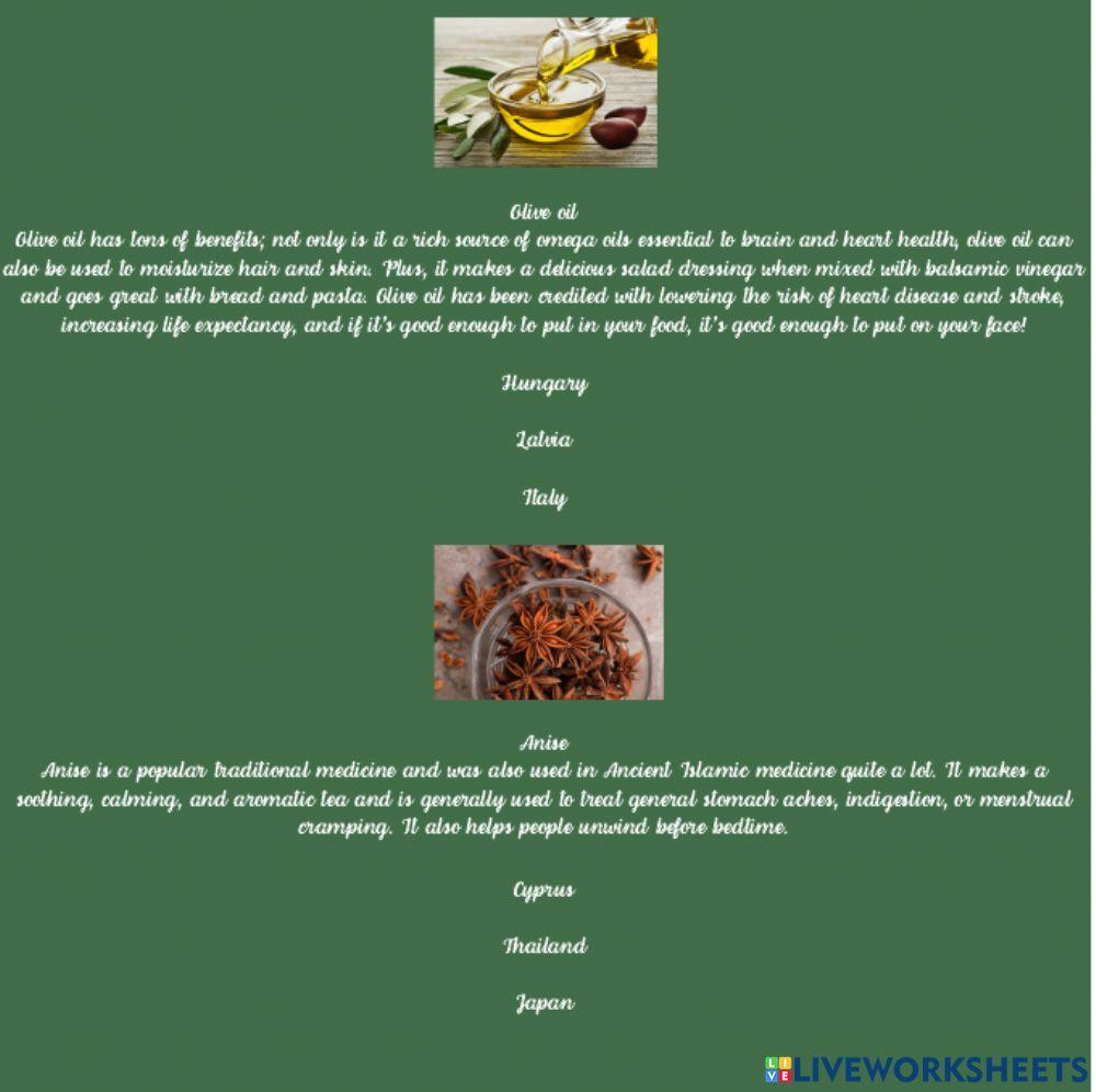 Remedies from around the world