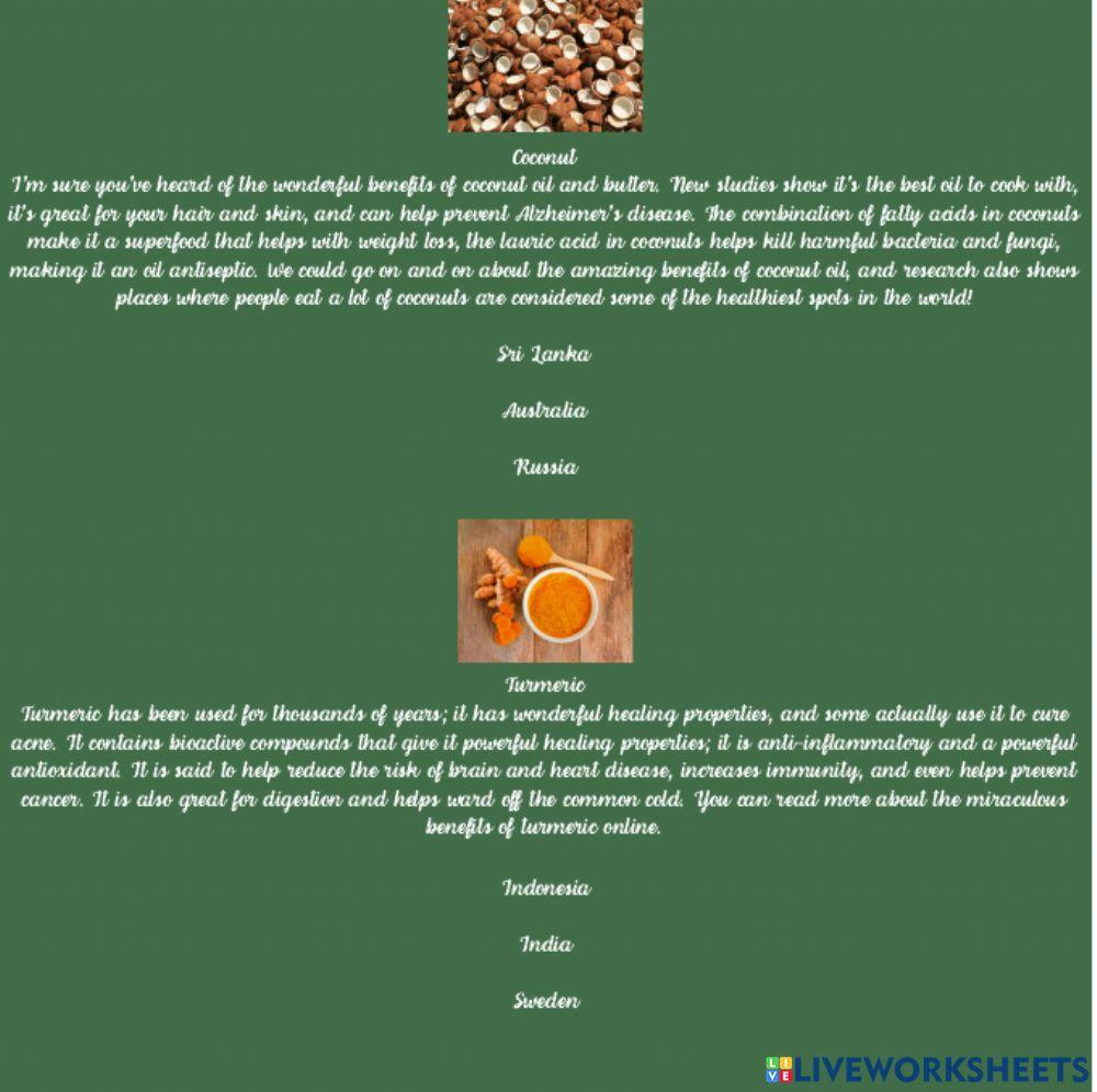 Remedies from around the world