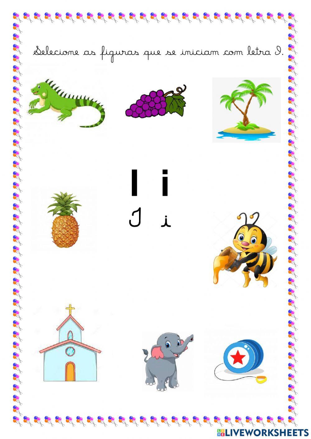 Atividade de matemática e português