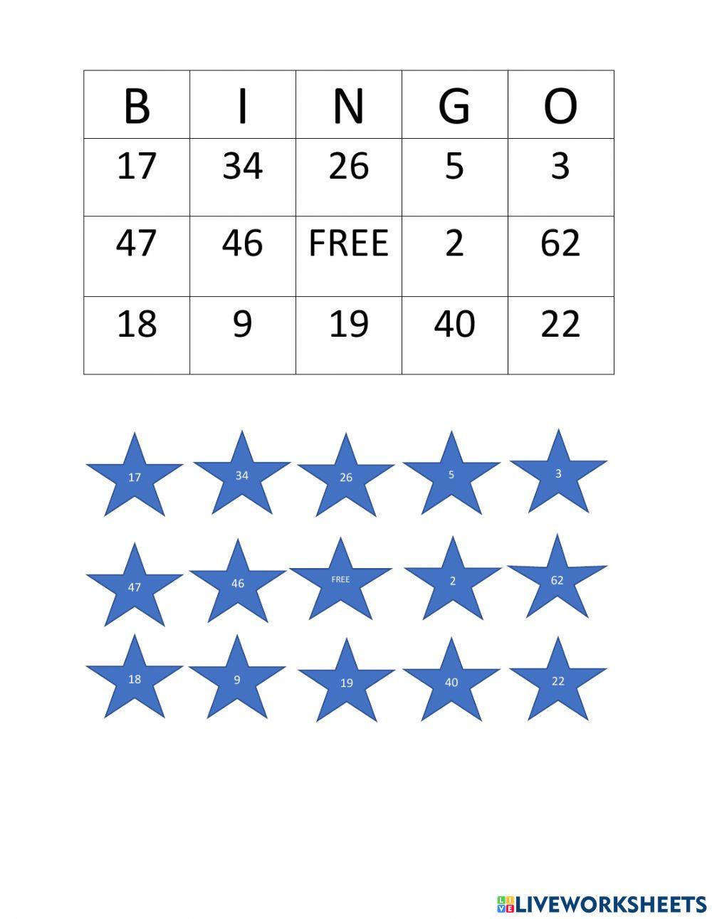 Subtraction with regrouping BINGO Card 3