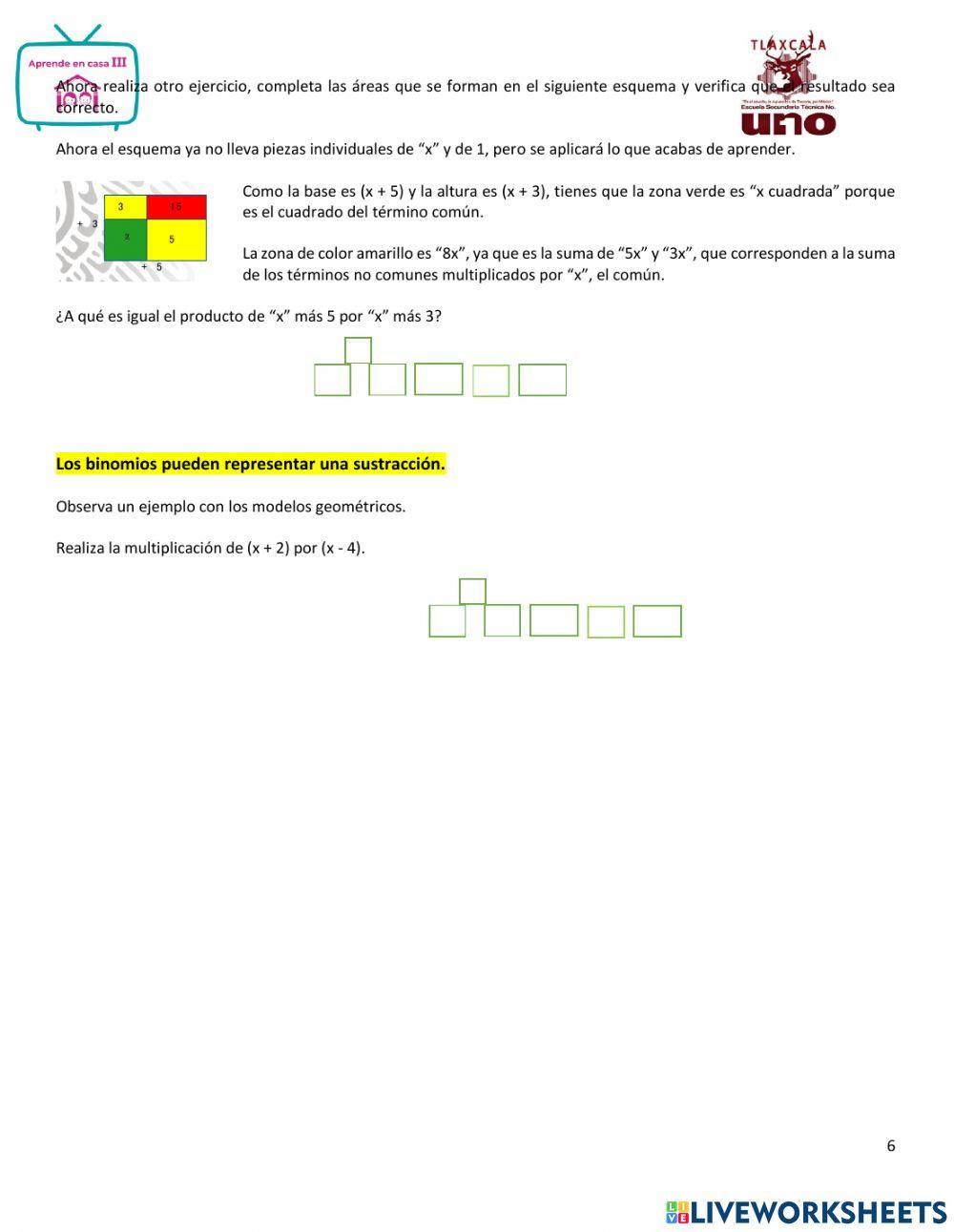Calculando (x+a) (x+b)