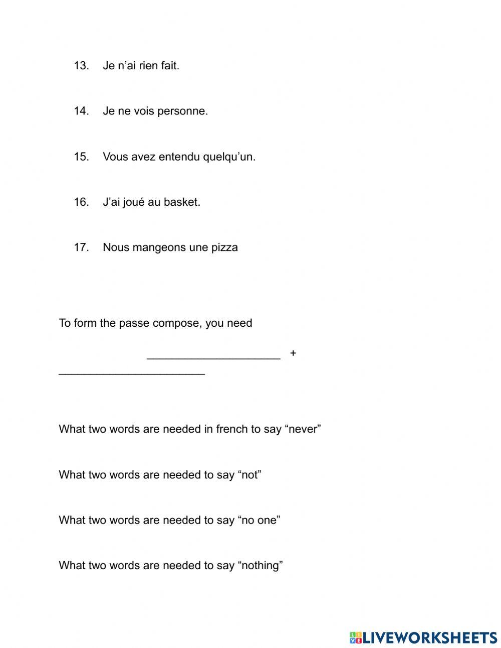 Lpasse compose and negatives