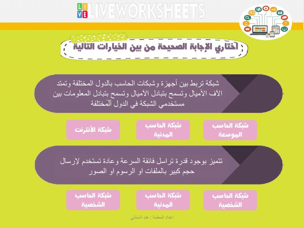 ورقة عمل مقدمة في الشبكات الالكترونية