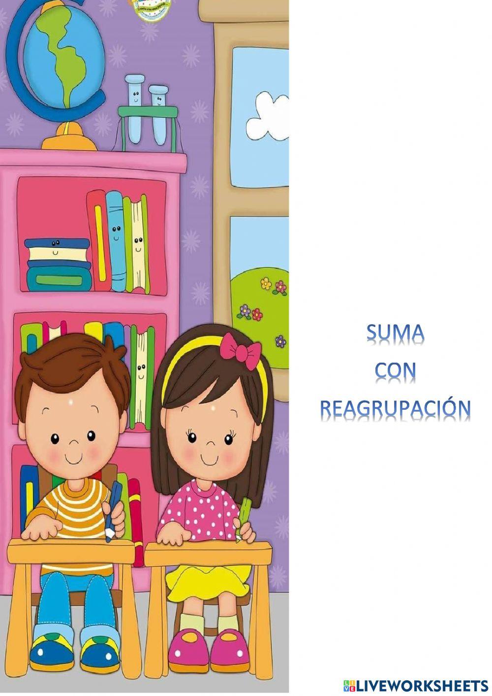 Sumas llevando o con reagrupación Sumas llevando o con reagrupación