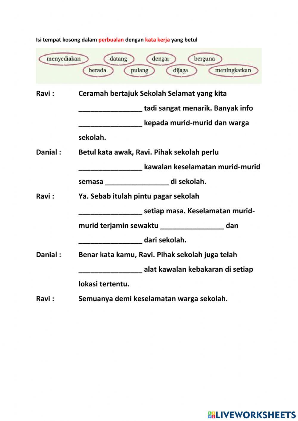 5.1.2 Unit 4 Langkah-langkah Mewujudkan Sekolah Selamat ms 31