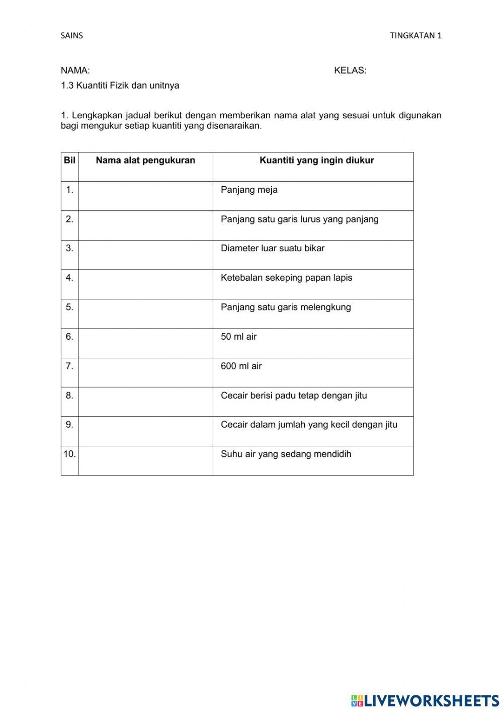 Pengenalan kepada sains