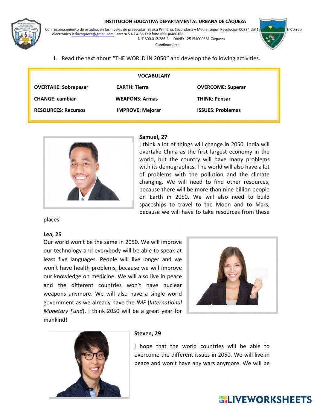 Reading comprehension