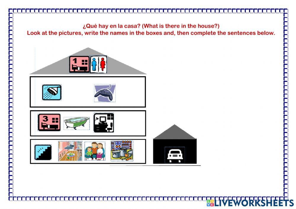 Las partes de la casa