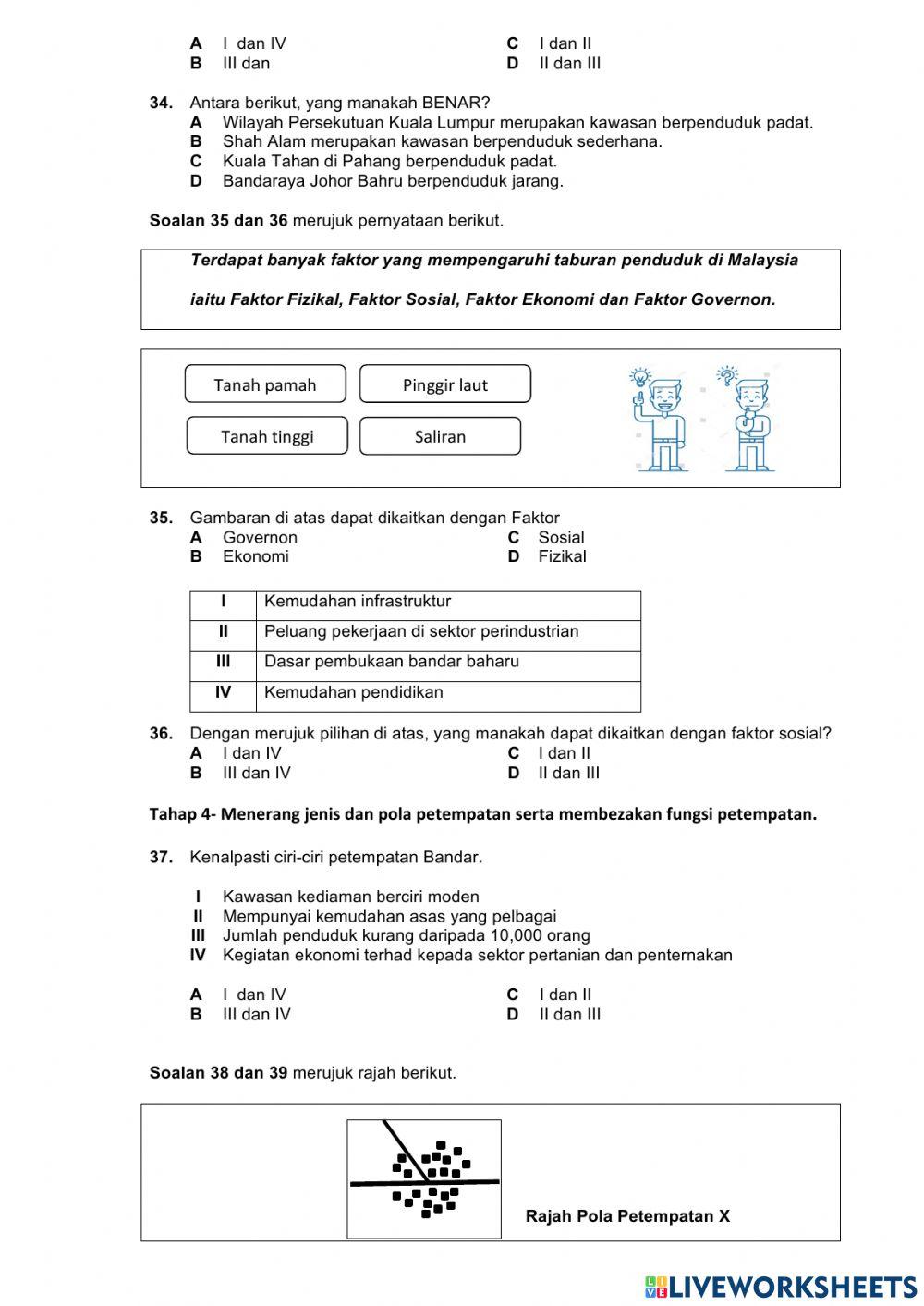 Peperiksaan Akhir Tahun Fasa 1 (Geografi Ting.2 2021))