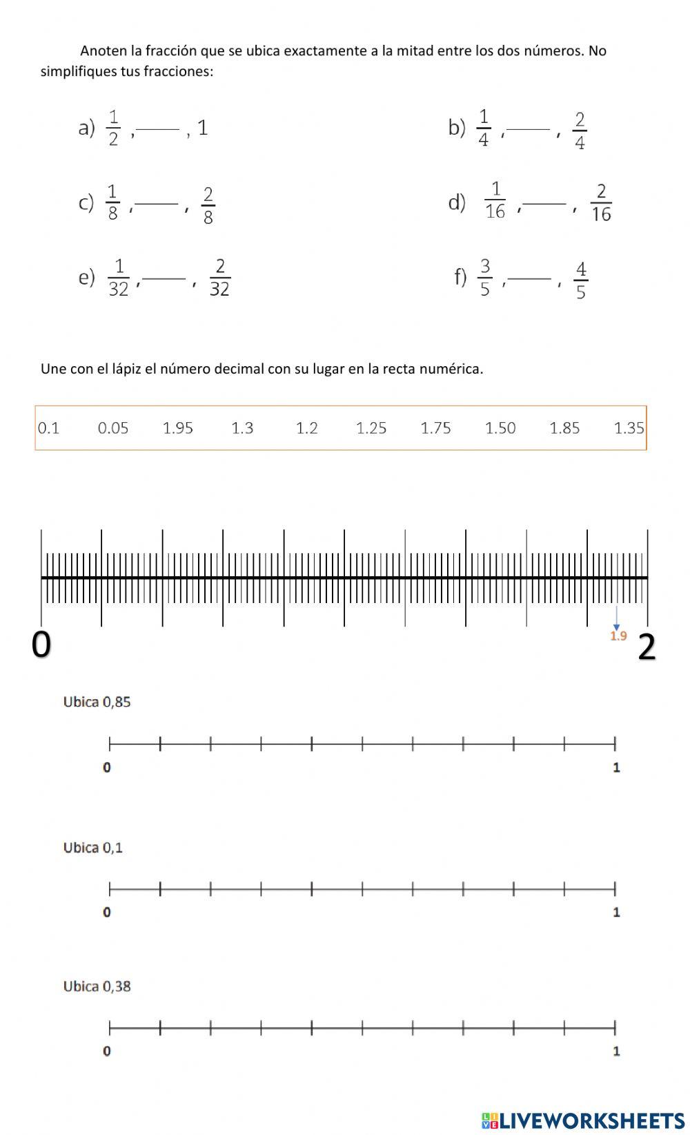 Densidad de la fracciones