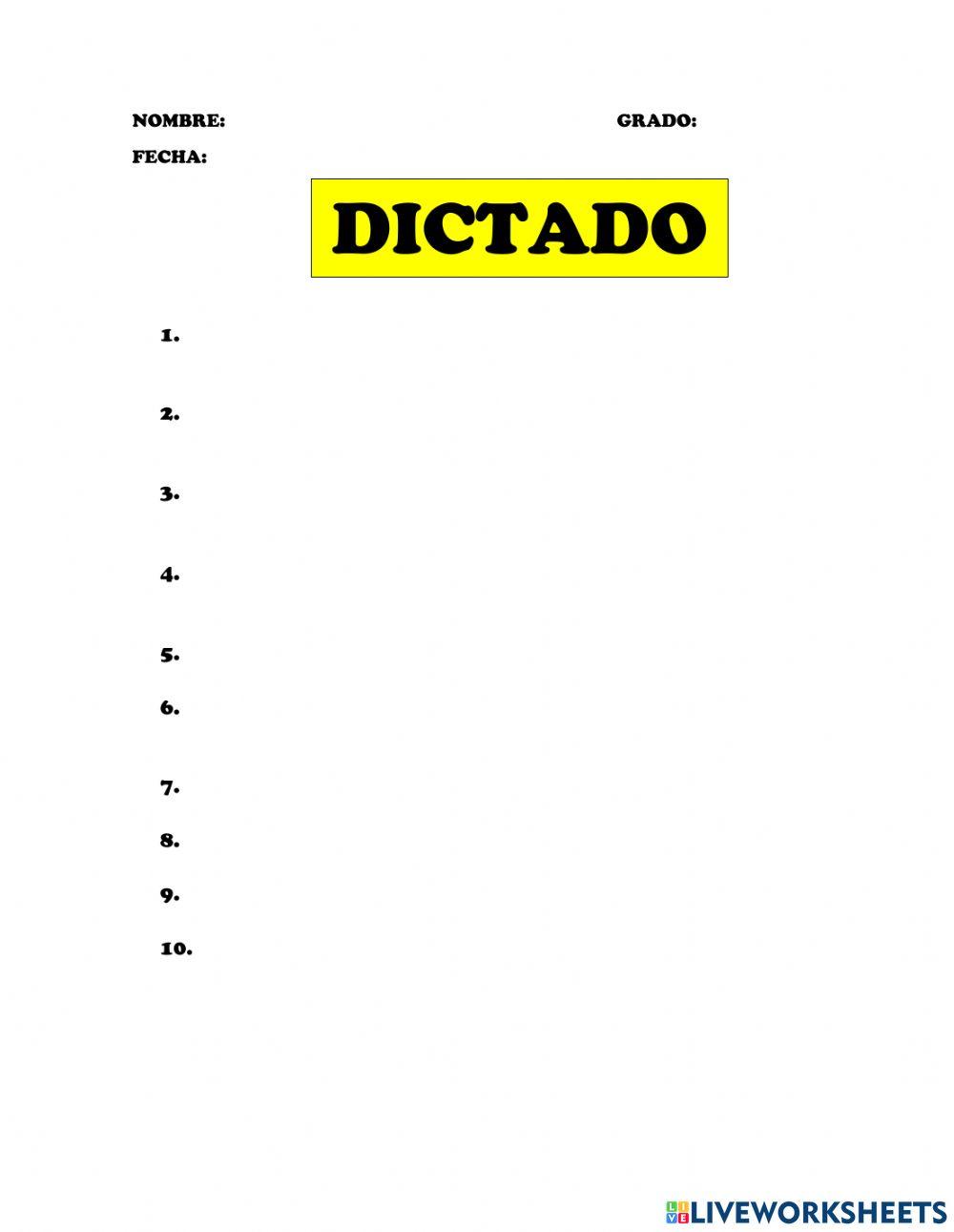 Dictado