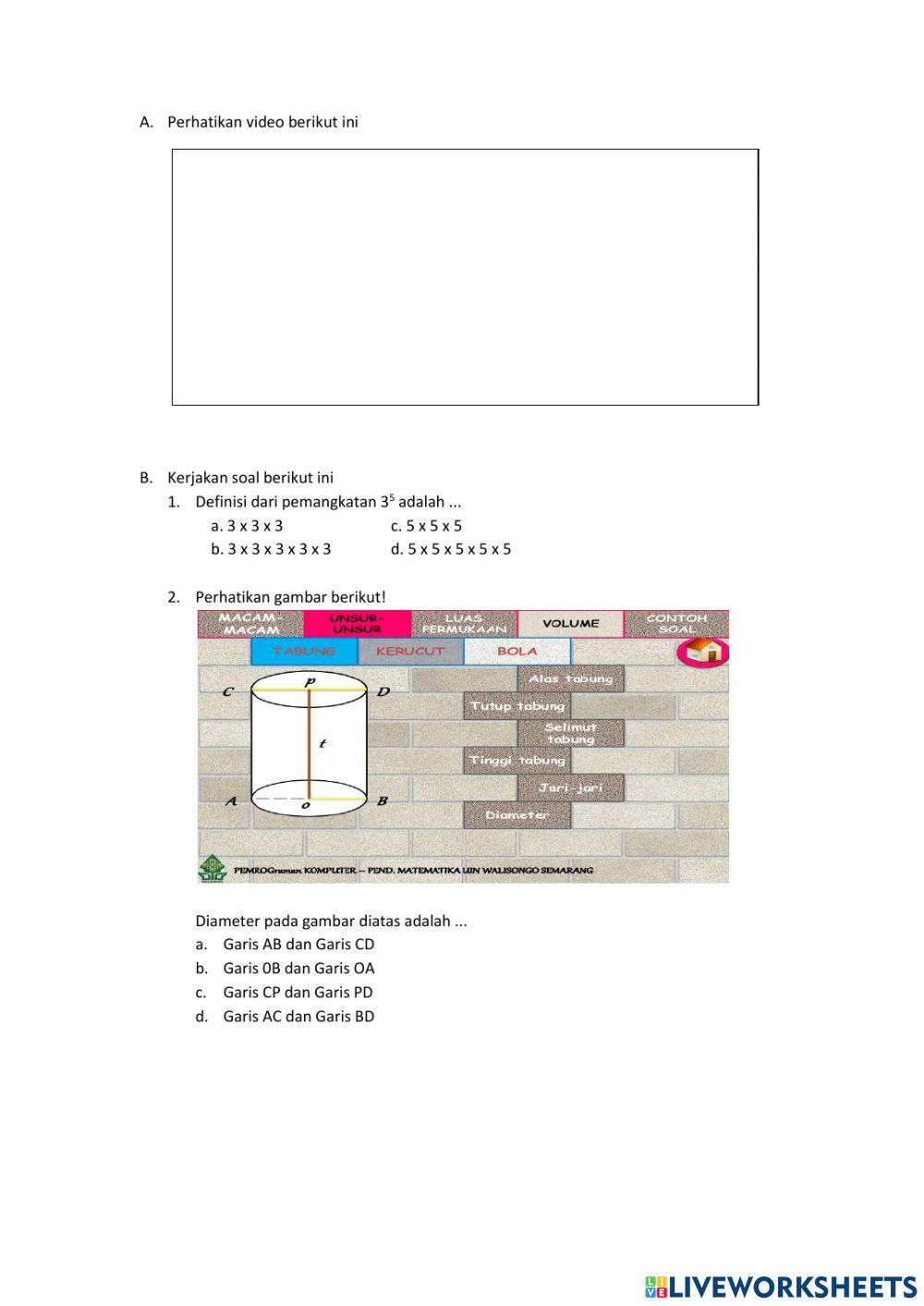 Lkpd matematika kelas ix