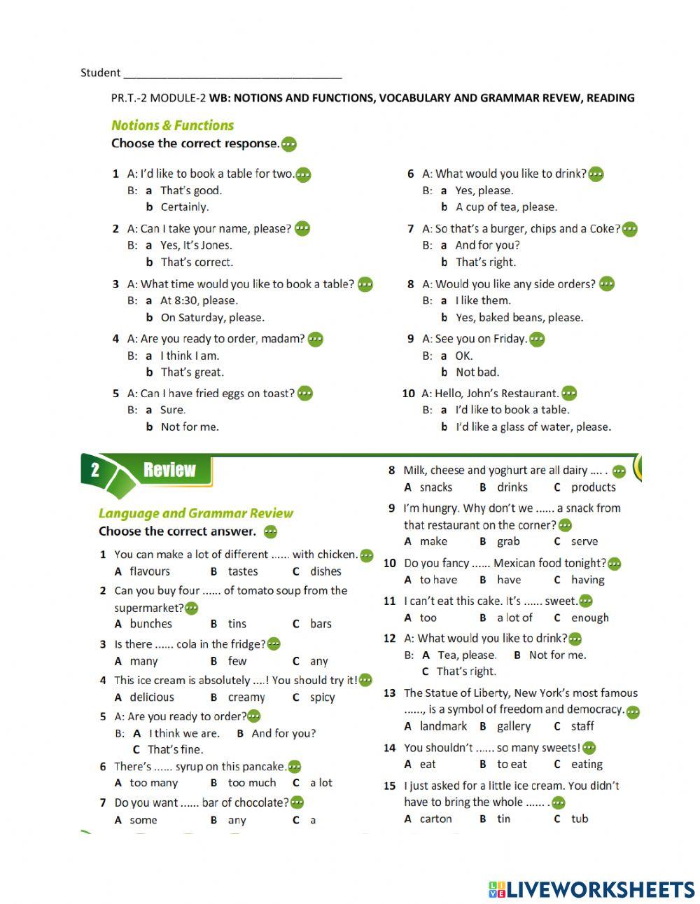 Prime Time - 2 Module-2 WB Notions and Functions