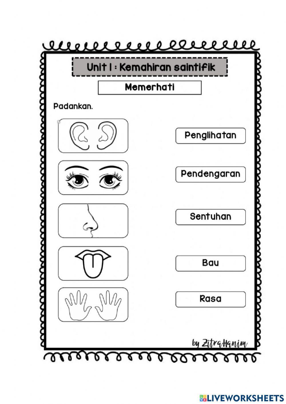 Deria saya worksheet | Live Worksheets