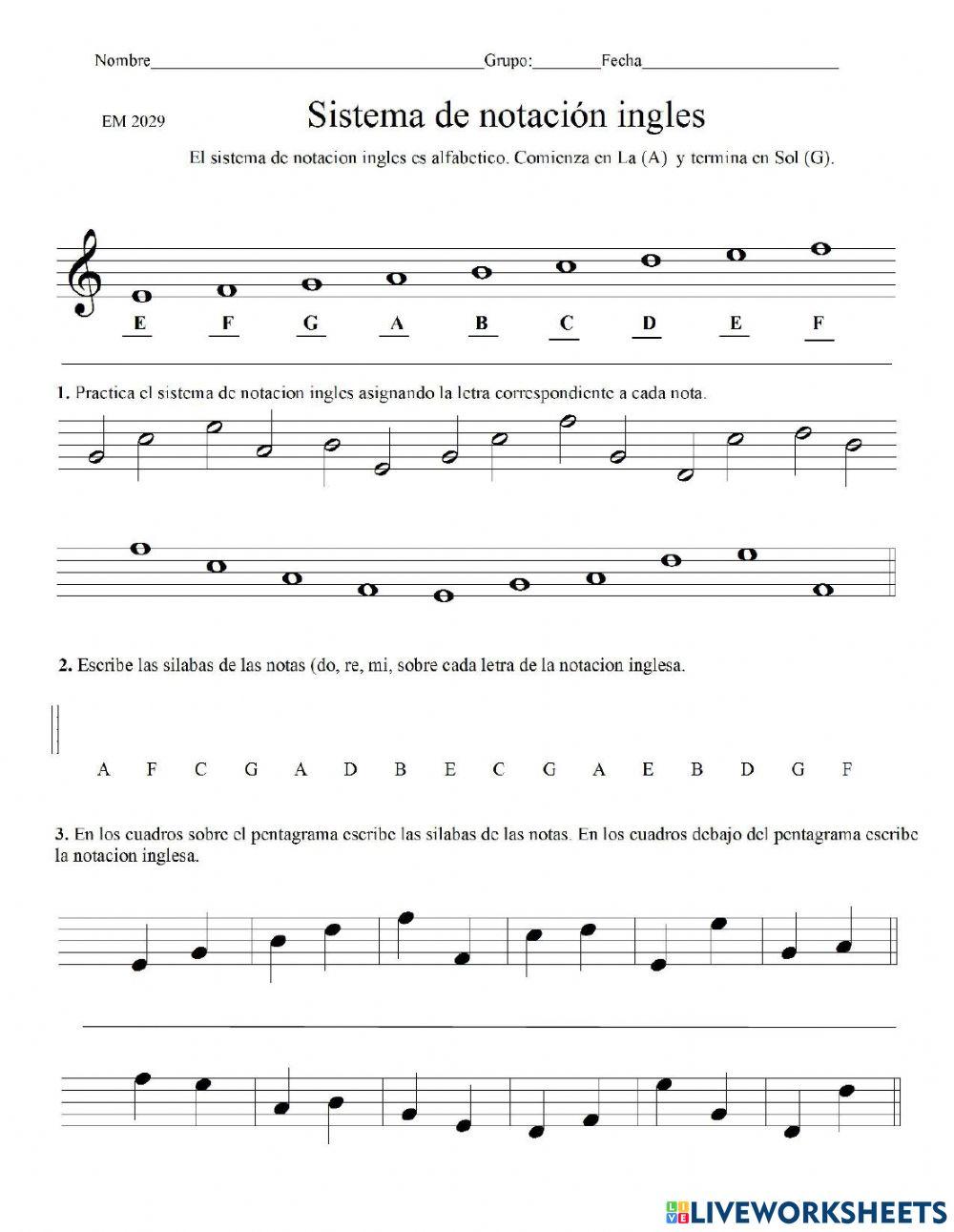 Sistema de notación inglés