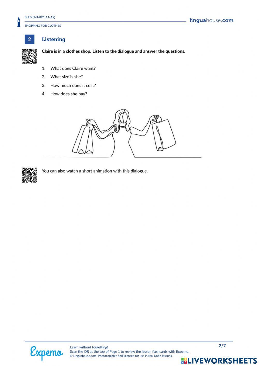 Shopping for Clothes 