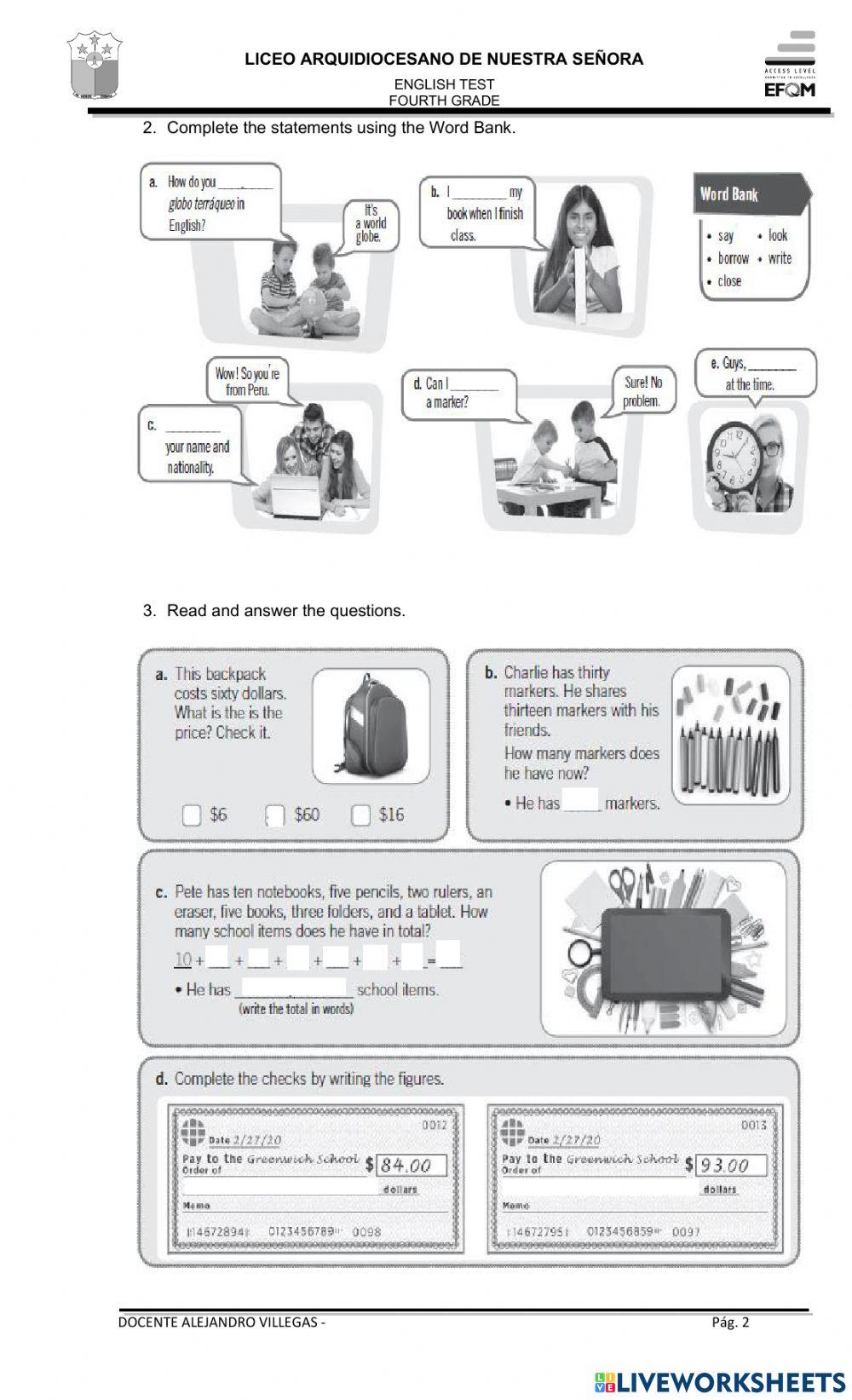 Personal information