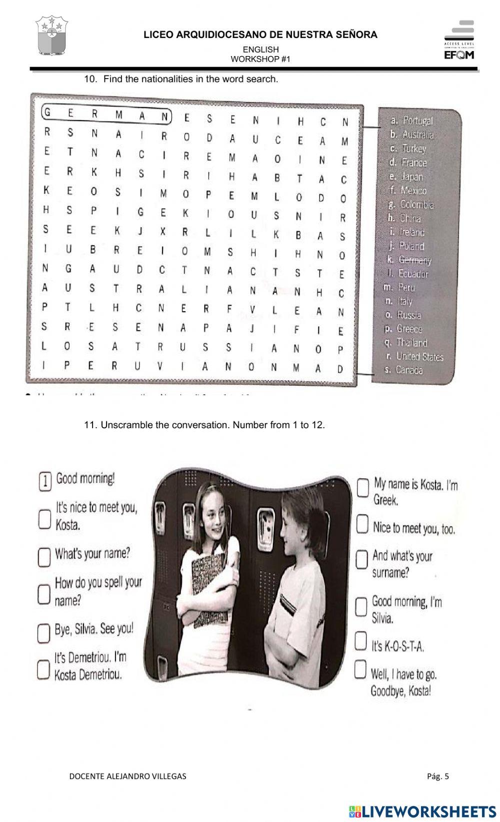 Personal information