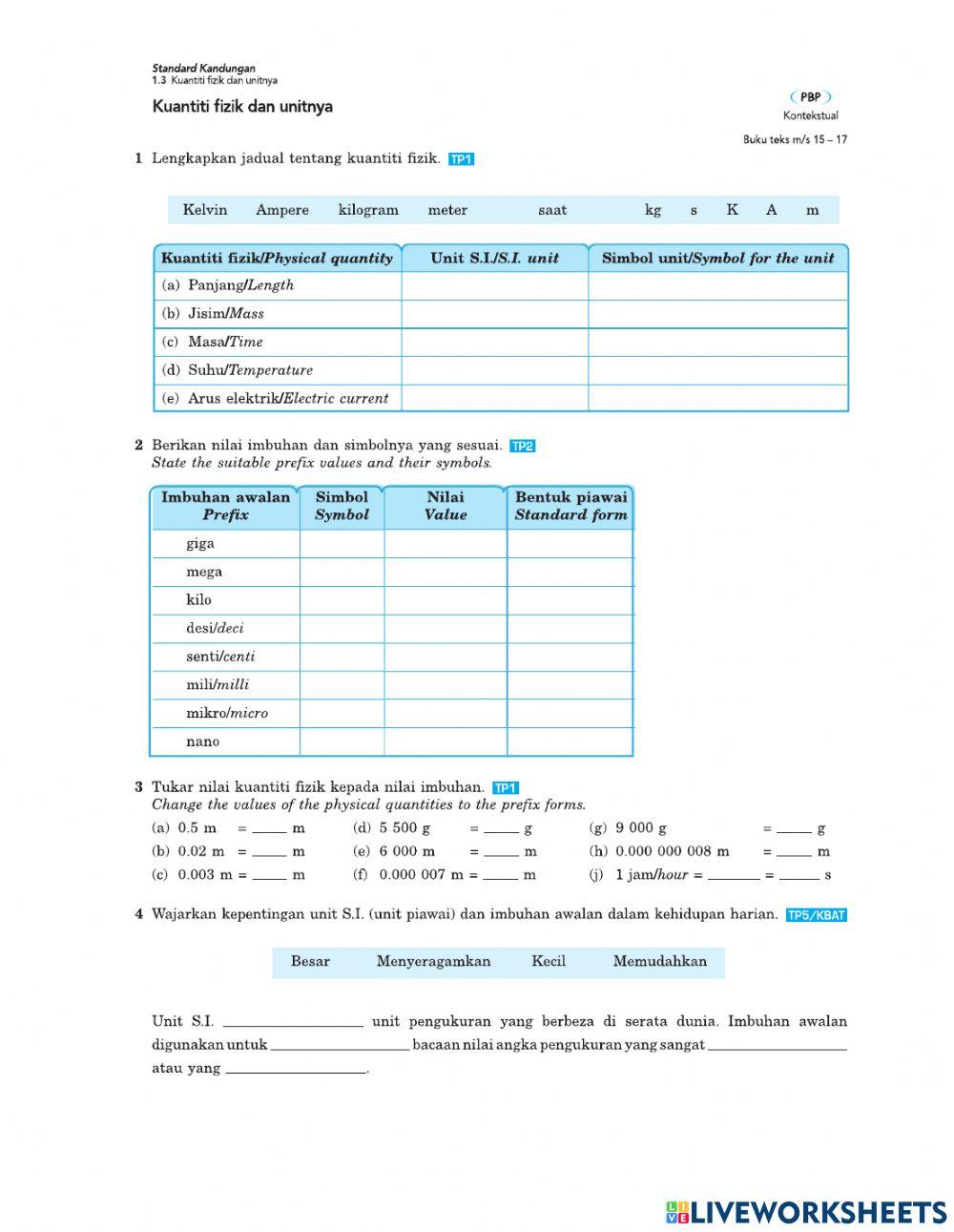 Kuantiti Fizik Dan Unitnya