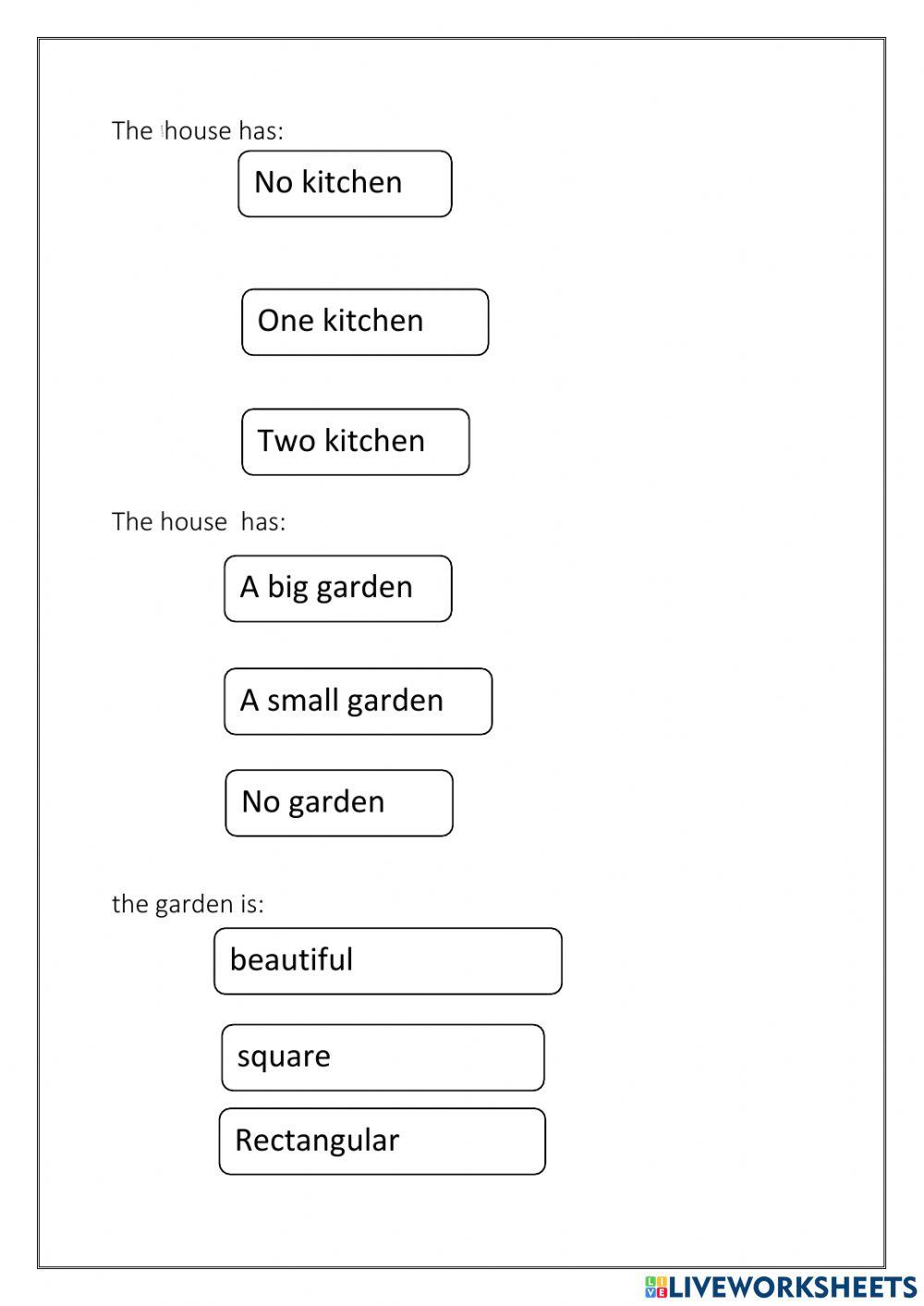 Intorduce myslef and the house