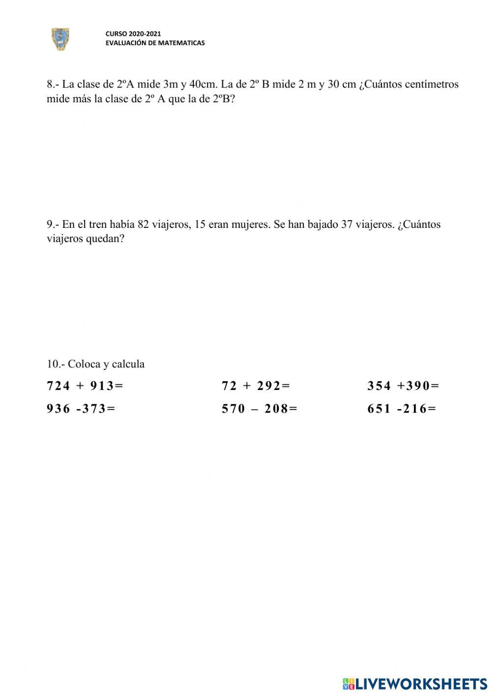 Mate 5 y 6 2º primaria