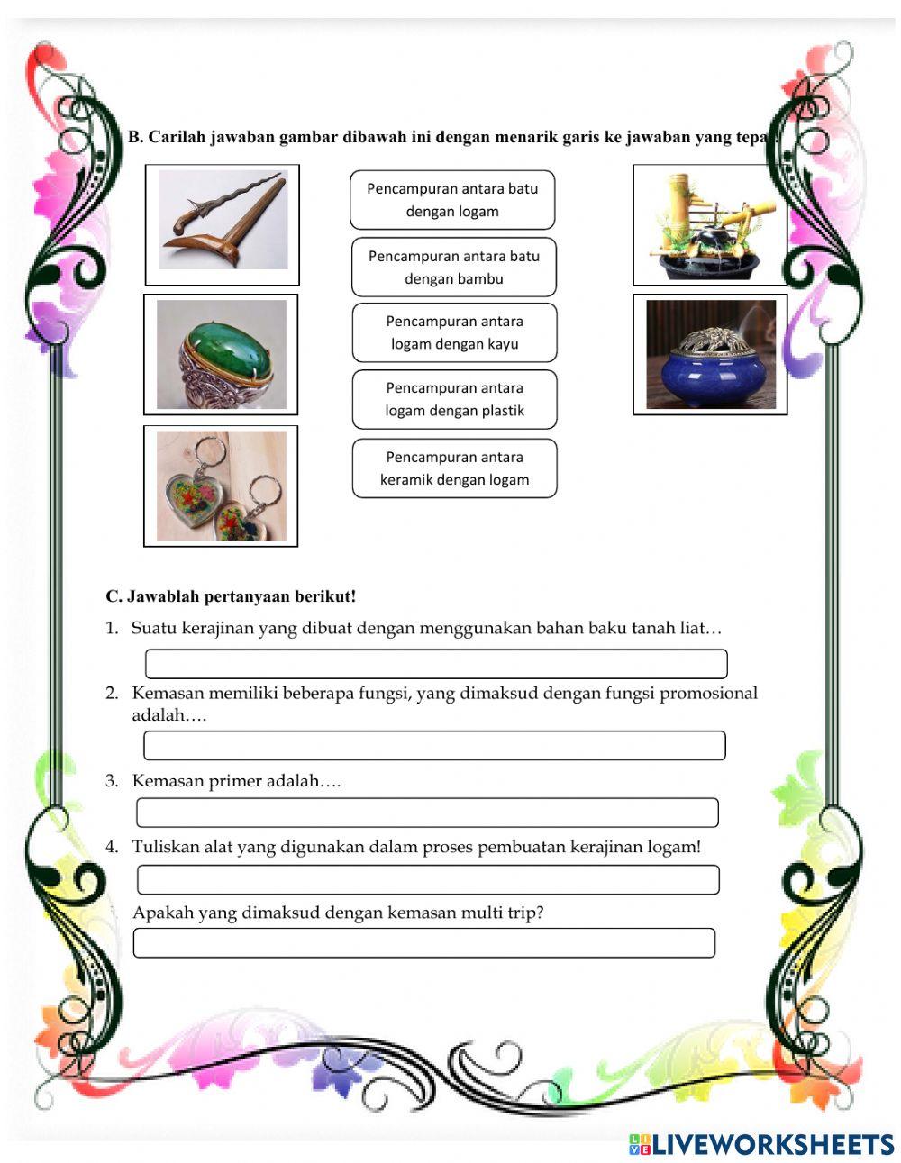 Penilaian Harian 1 Kelas 9 Semester 2