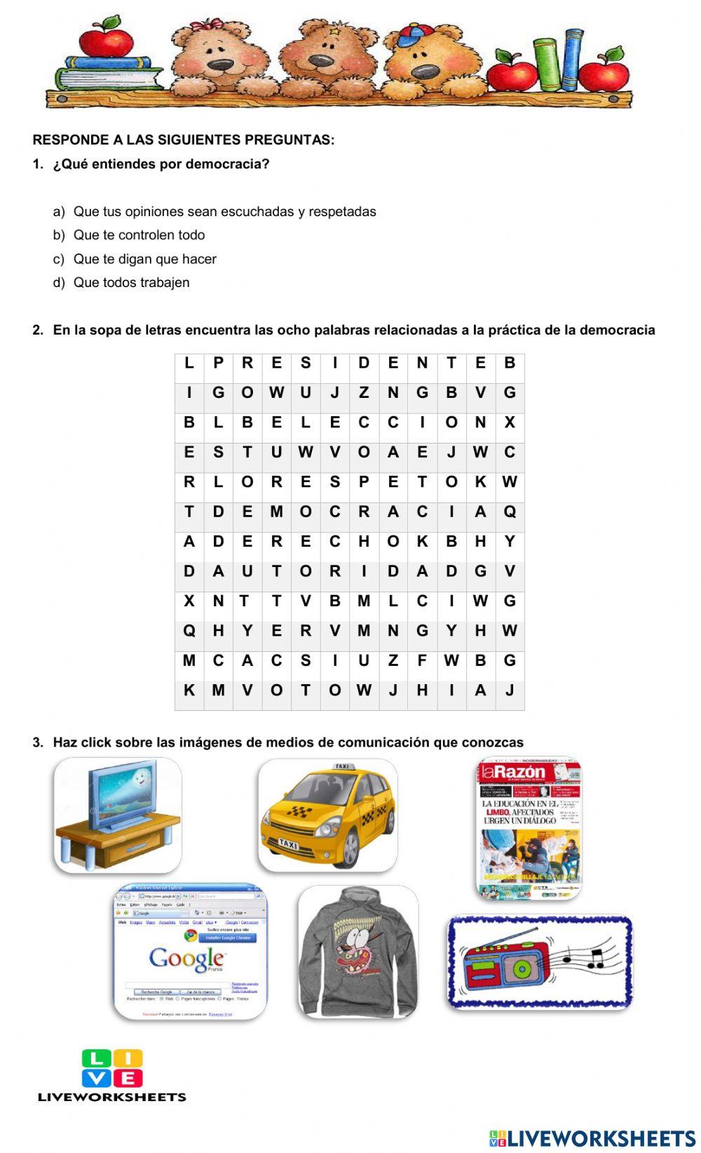 Evaluación diagnóstica Estudios Sociales