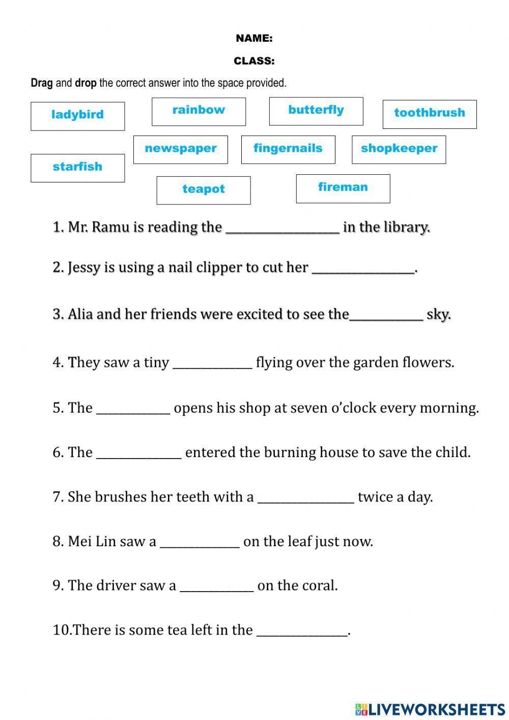 Compound Nouns 705684 kingaffra Live Worksheets