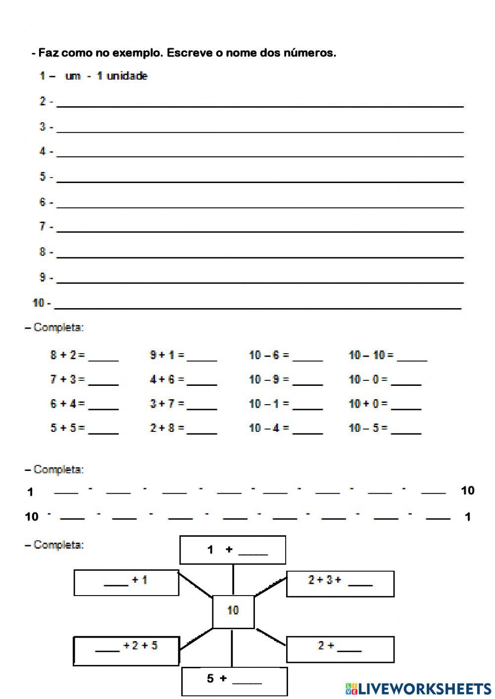 Decomposição da dezena