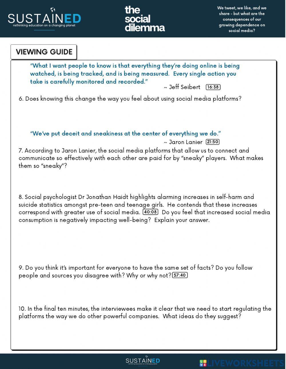 The Social Dilemma 2