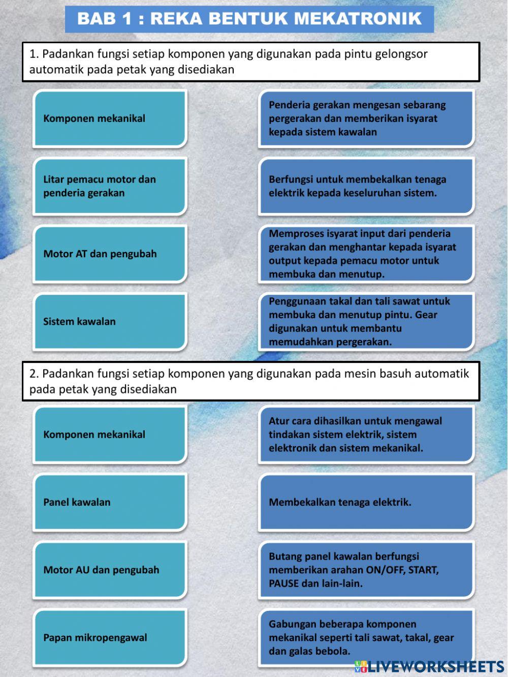 RBT : PINTU GELONGSOR DAN MESIN BASUH AUTOMATIK 4712177