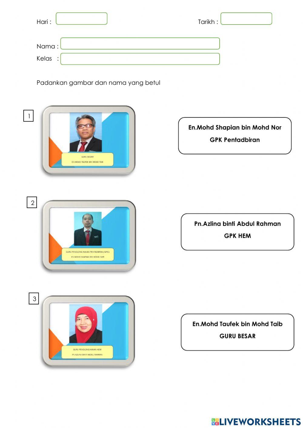 Kenali Warga Sekolah