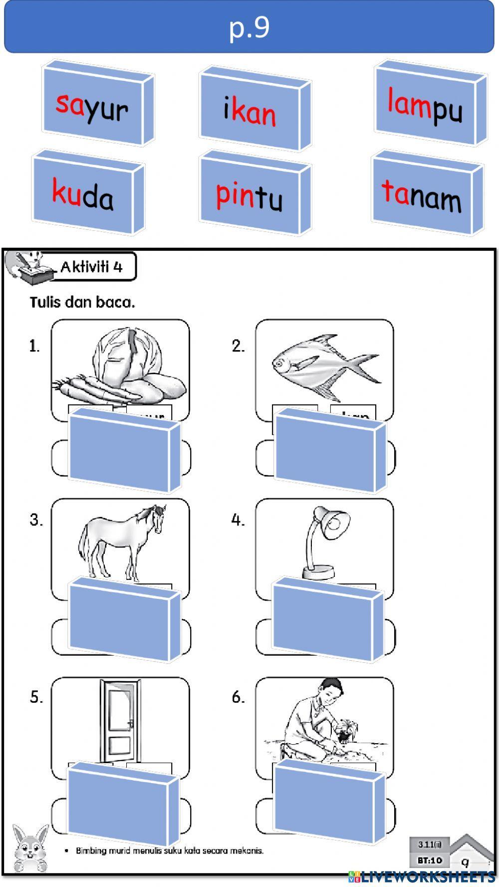 Tema 1 - unit 2  -   Mari Sayang