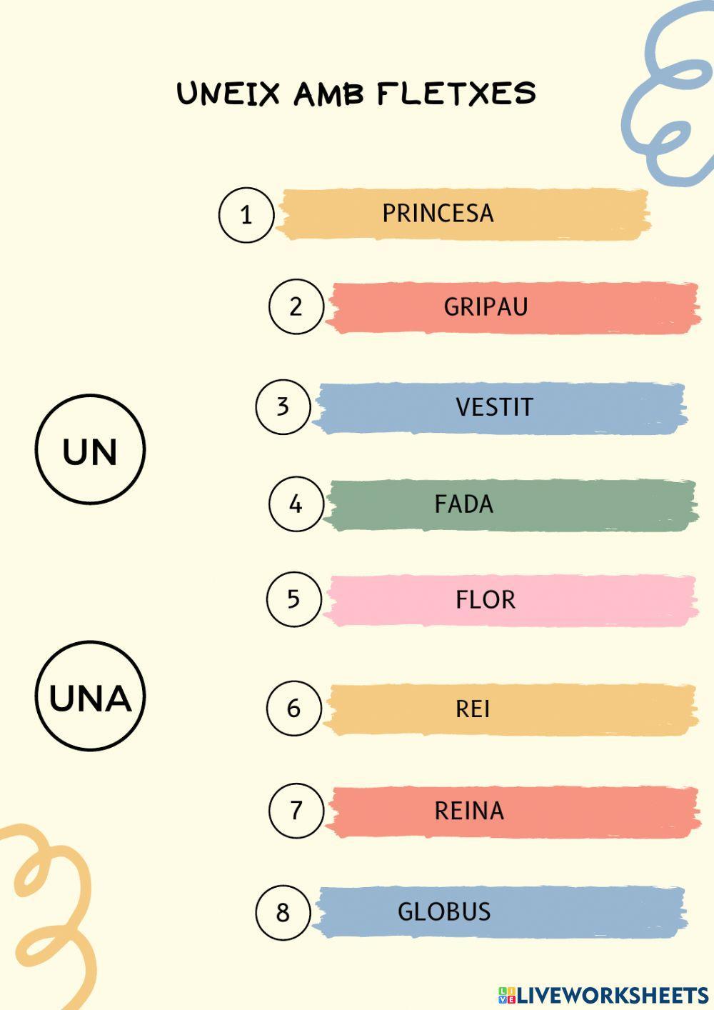 UN-UNA -uneix amb fletxes UN-UNA -uneix amb fletxes