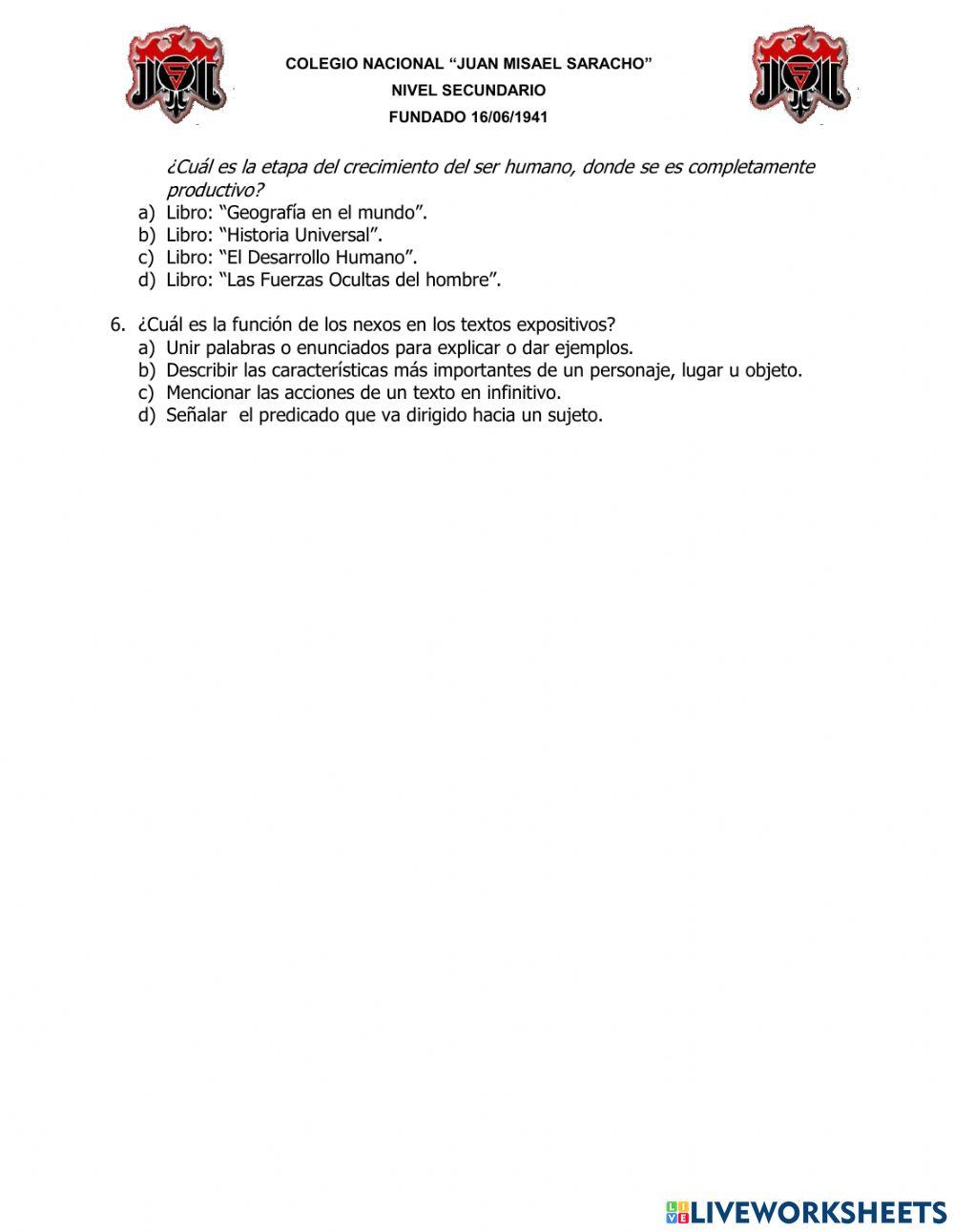 Evaluación Diagnóstica