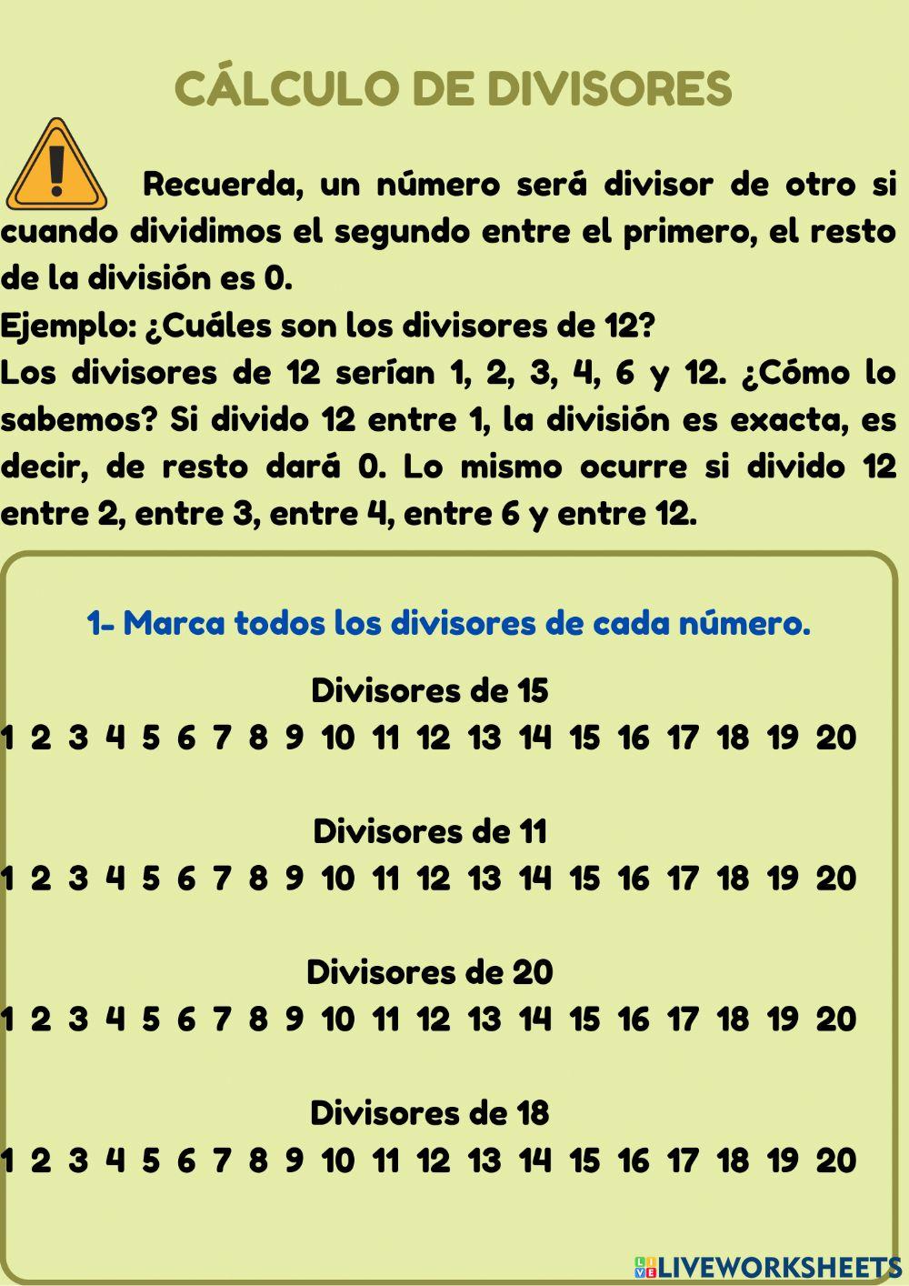 Divisores