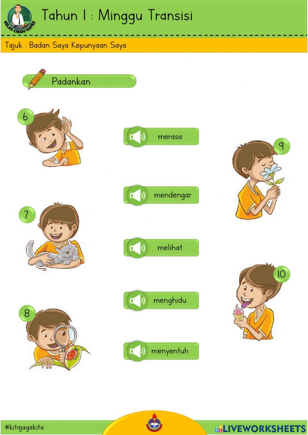 Transisi Tahun 1 - Badan Saya Kepunyaan Saya