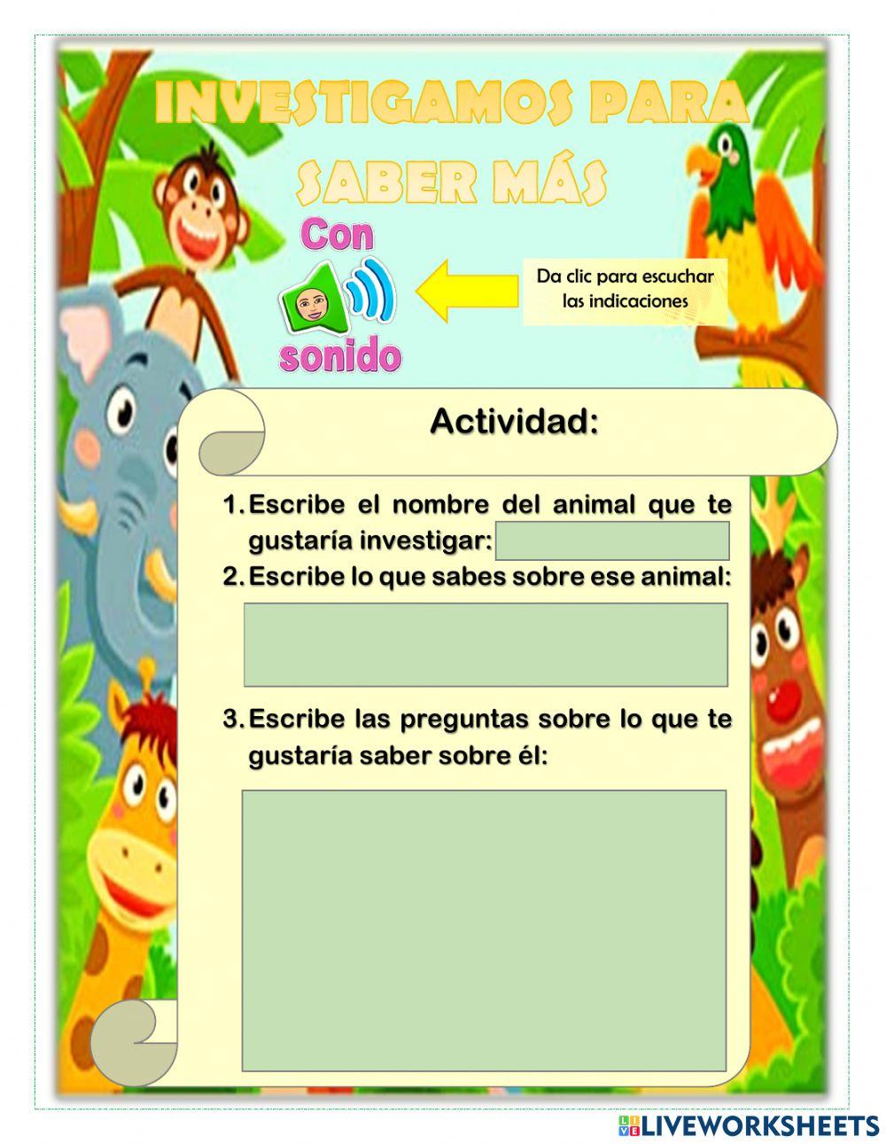 Investigar animales